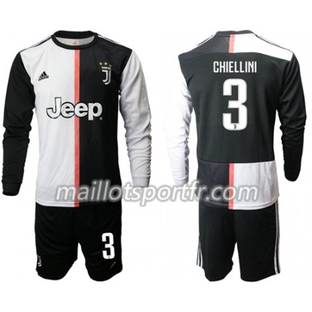 Maillot de Foot Juventus Chiellini 3 Enfant Domicile 2019/20 ML
